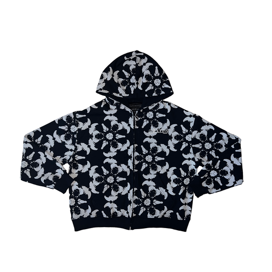 Floral Faces Hoodie